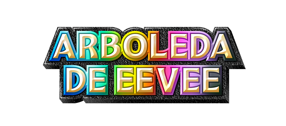 Logo de la expansión Arboleda de Eevee del Trading Card Game Pocket